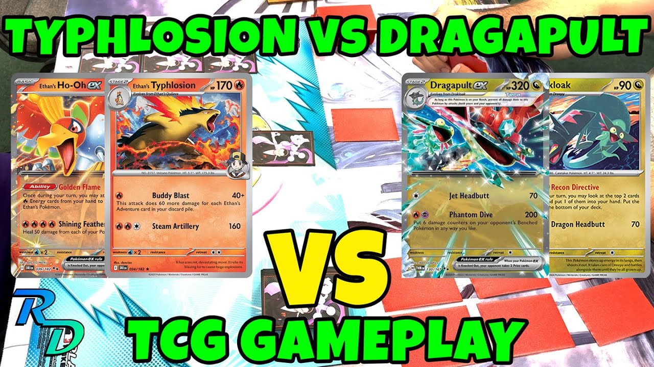 Typhlosion Deck vs Dragapult Deck | Pokemon Trading Card Game | Tales From The Card Table