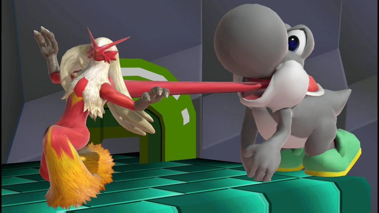 Gray Yoshi Vore Blaziken