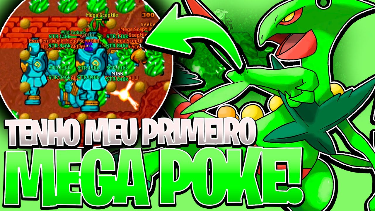 MEGA SCEPTILE! CLAN WINGEON!🤯😍MEU PRIMEIRO MEGA NO POKETIBIA MOBILE E PC 2025 POKE FRENZY!