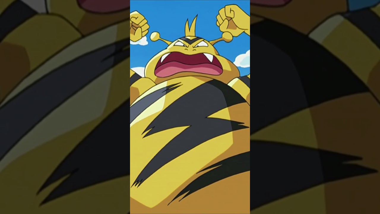 Pokédex 0125 - Electabuzz #pokemon #pokémon #pokédex #electabuzz             #ashketchum #paul #dawn