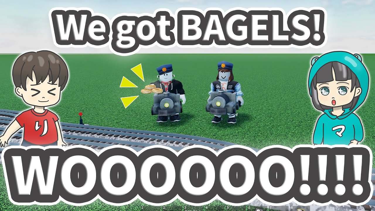 【お知らせ】ベーグル配り企画！ROスケールサンドボックスのベーグルバッジの取り方🥯配布サーバー立てます #ロブロックス #roblox #roscalesandbox #りっくん #鉄道