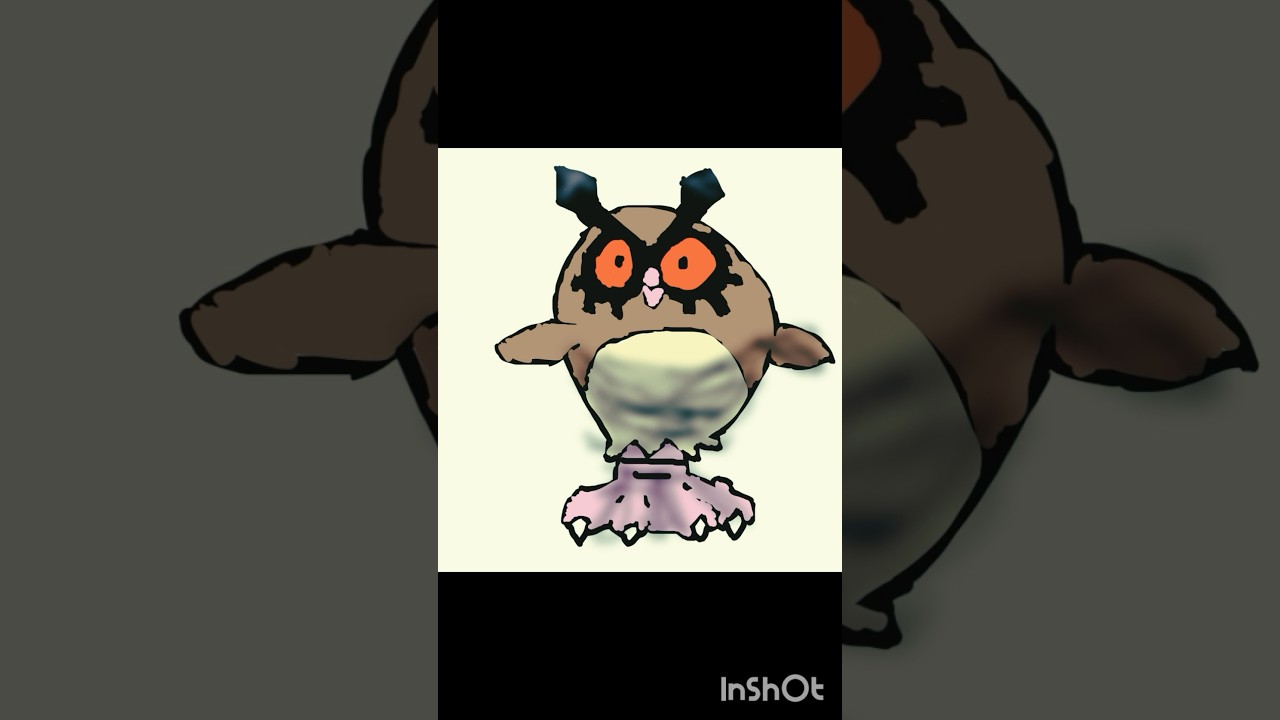 【アニメ】ホーホーを描いてみた