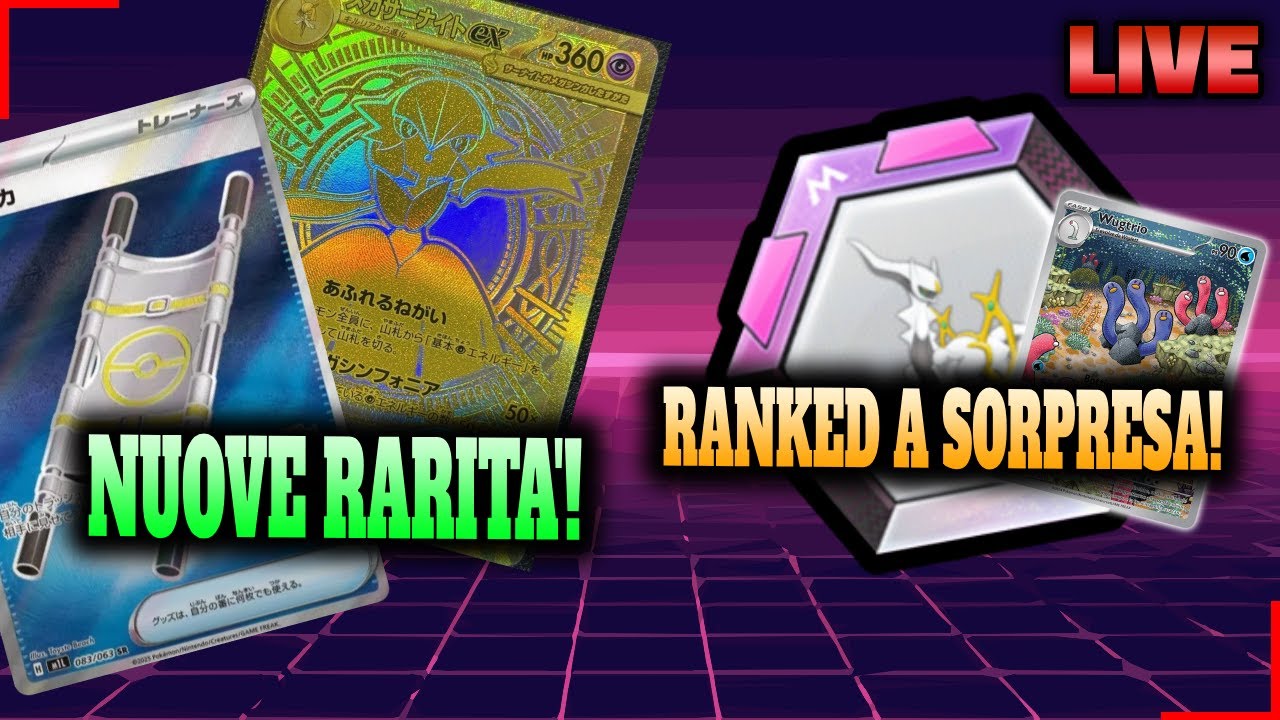 ULTIMA LIVE🔴 prima delle vacanze! [Pokémon TCG]