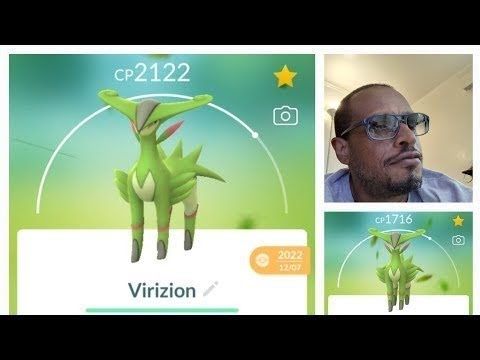 Pokémon Go: Virizion Shiny Hunt Raid Hr. Live!