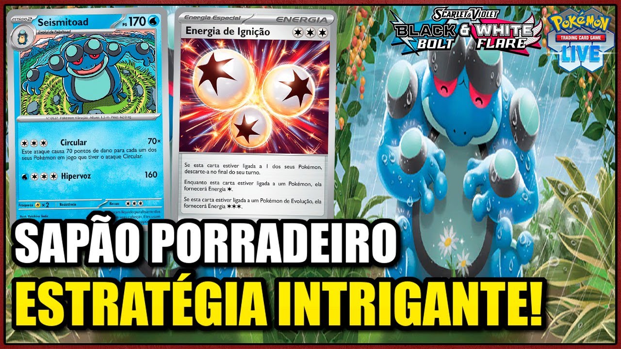 DECK SEISMITOAD BARATO E EFICIENTE: DANO SURPREENDENTE! | POKÉMON TCG LIVE
