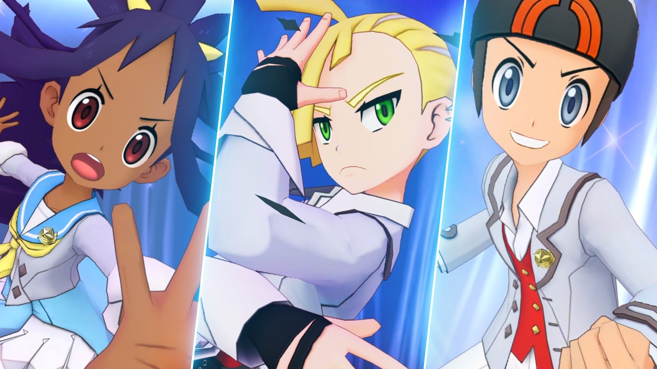 【公式】『ポケモンマスターズ EX』にアカデミー制服姿のアイリスとグラジオが登場！