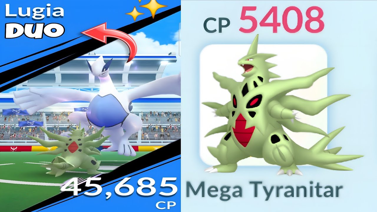 *DUO* ルギアレイド with ✨️メガバンギラス in ポケモンGO