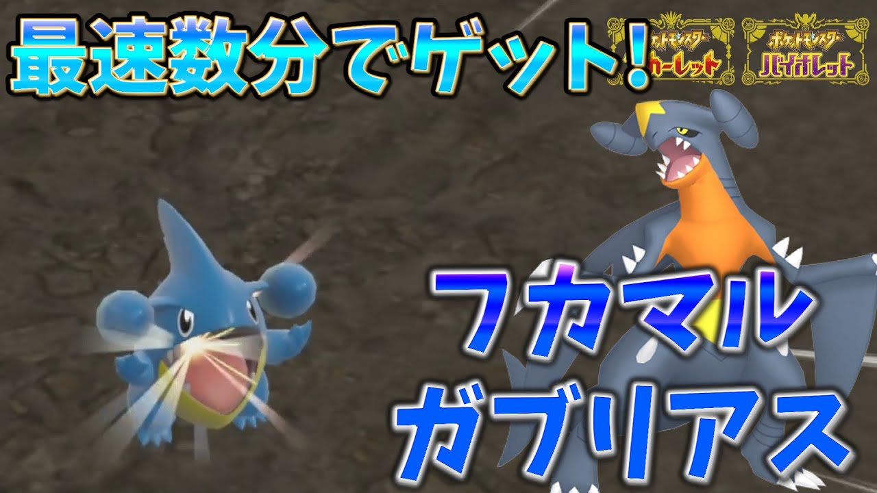 【ガブリアス色違い・フカマル色違い】色違いフカマルを捕まえたい！【ポケットモンスタースカーレットバイオレット】【SV】