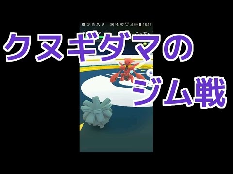 【ポケモンGO実況】クヌギダマのジム戦！！