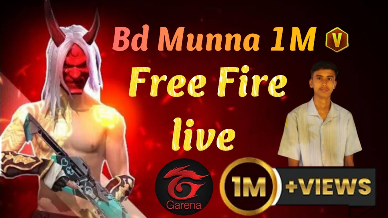 🔥 Free Fire Live Bangladesh 🇧🇩 | Bd Munna 1M | Custom Room + Giveaway | Join Fast!