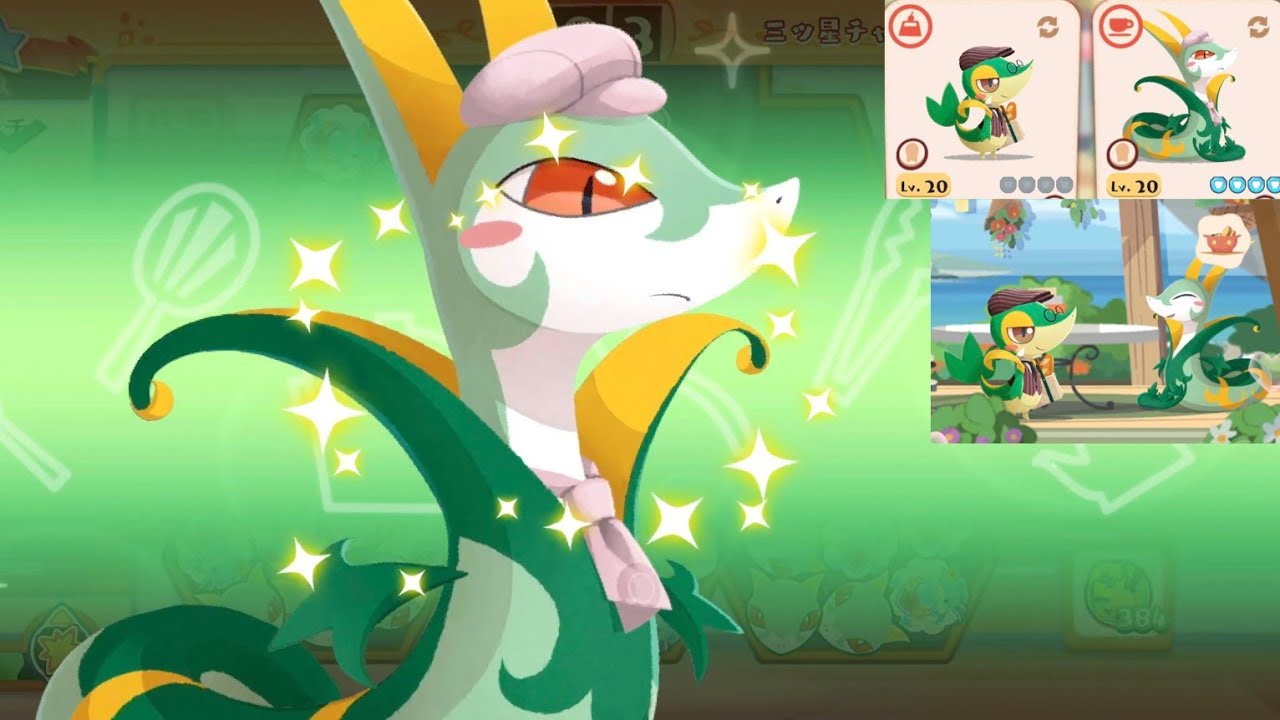 ポケまぜ スキル集 - ジャローダ / 寶可繽紛趣 技能集 - 君主蛇 / Pokemon Cafe ReMix - Serperior's skill