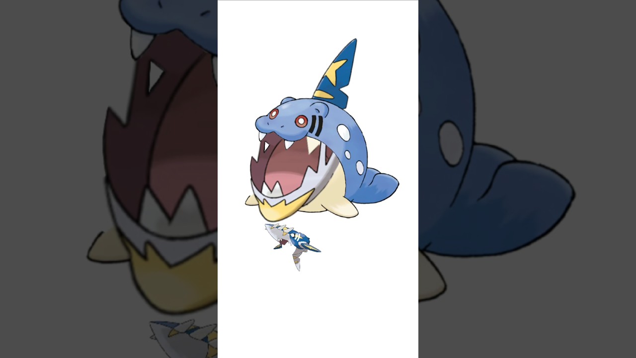 タマザラシ＋メガサメハダー合成。超可愛いポケモン　#ポケモンフュージョン #改造ポケモン  #伝説のポケモン #最強ポケモン #色違いポケモン