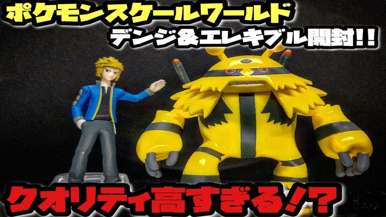 ポケモンスケールワールドデンジ＆エレキブル開封!!