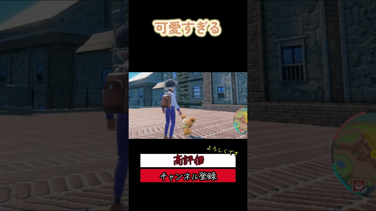 【ポケモンSV】可愛すぎるヒメグマ　#ポケモンsv 　 #shorts  　#ポケモン