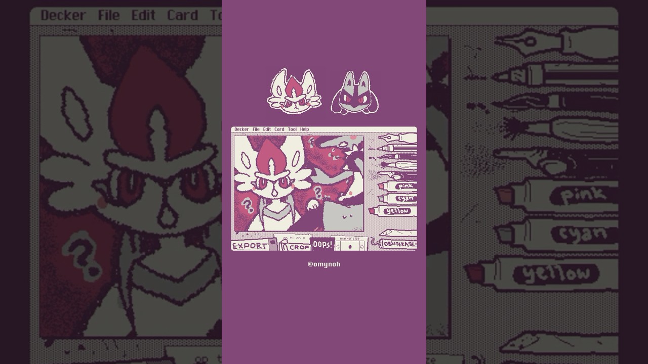 Huh, Seriously!? 🐰🐶  #WigglyPaint #Lucario #Cinderace #Pokémon