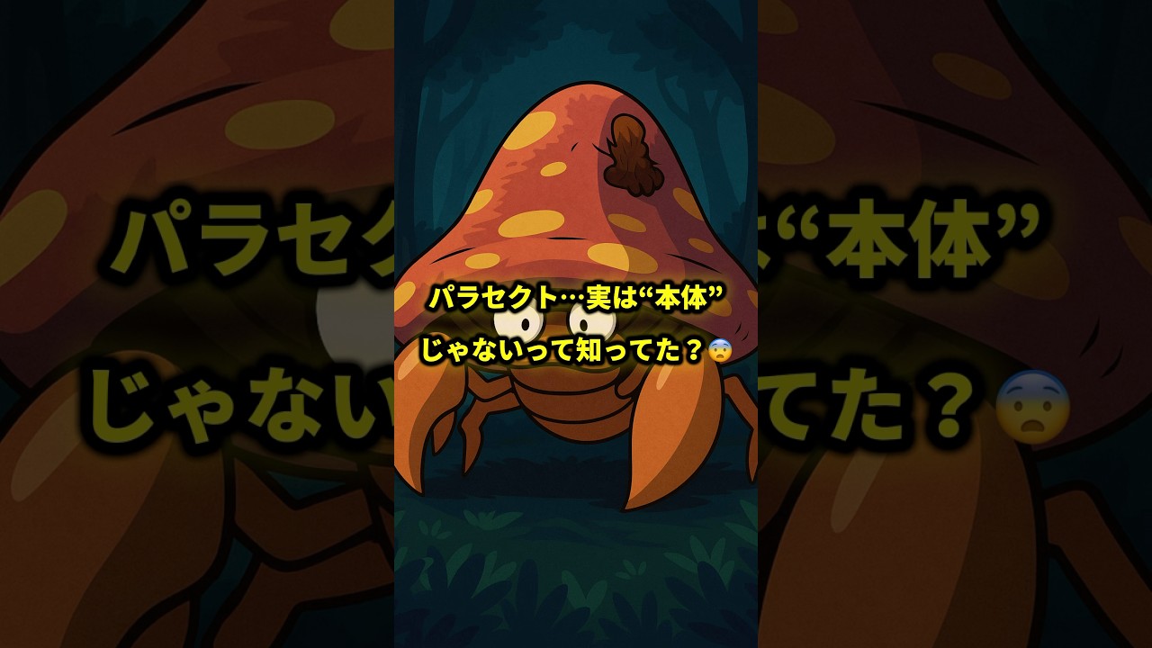 10秒でわかる パラセクトの裏設定が怖すぎる件🍄😱✨