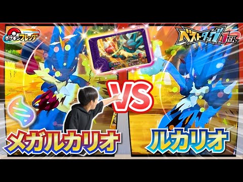 メガルカリオ vs ルカリオ！どっちが強い！？伝説のつばさチャレンジでタッグバトル発生してほしい～！！【ポケモンフレンダ ベストタッグ1弾】