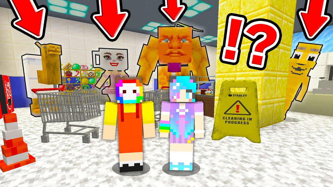 イタリアンブレインロットだらけのスーパーマーケットから脱獄しようとした結果！？【まいくら・マインクラフト・トゥントゥントゥンサフール/ITALIAN BRAIN ROT】