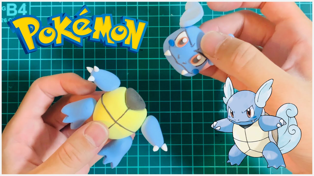 【 ポケモン粘土 】 カメール 作ってみた！！