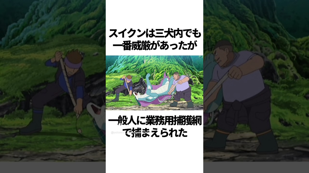 スイクン、ライコウ、エンテイに関する面白い雑学や小ネタ #shorts