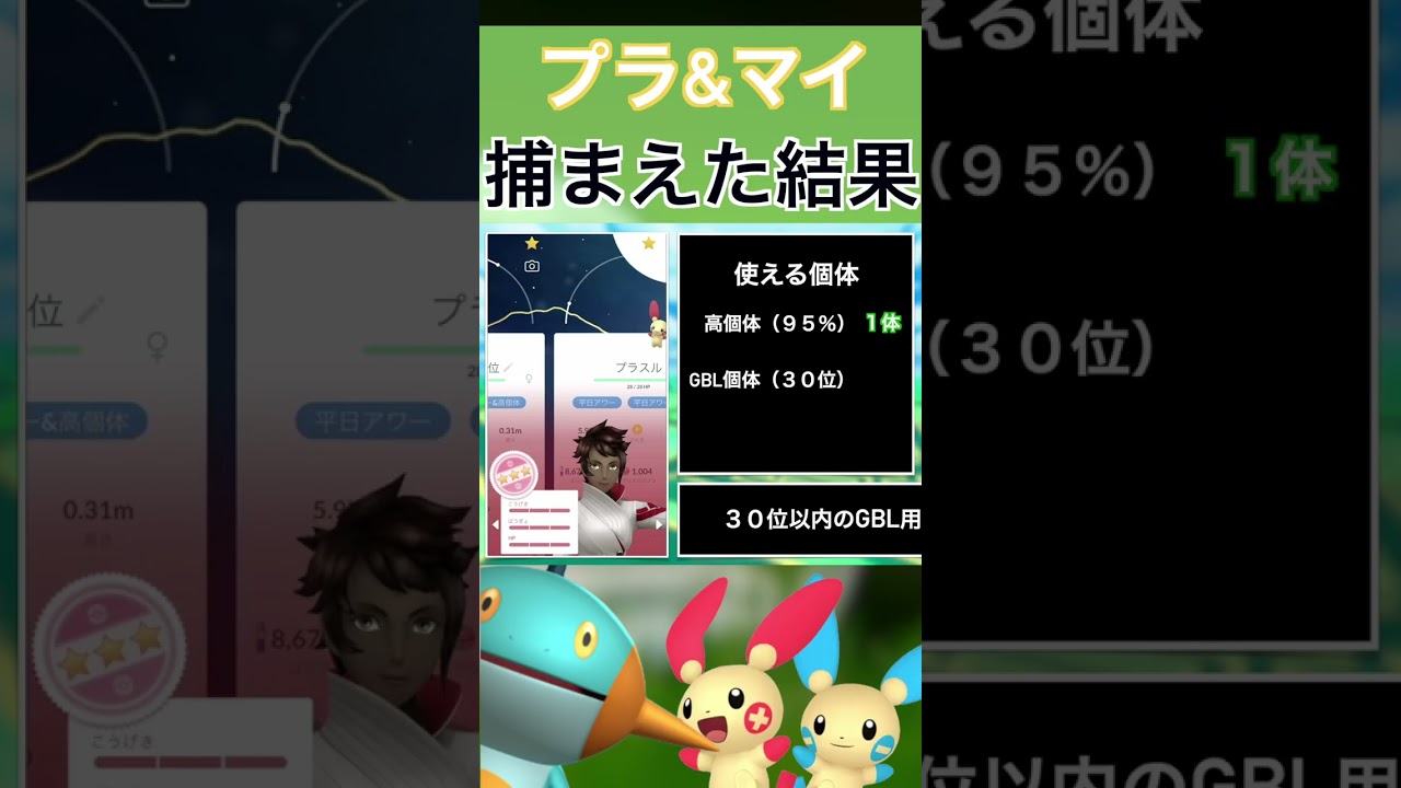 【ポケモンGO】田舎でプラスル&マイナンのスポットライトアワーをやった結果 #shorts #pokemon #ポケモンgo