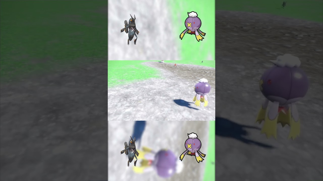 今作も健在な風起こしの仕様を楽しむフワライド #shorts　#ポケモンsv