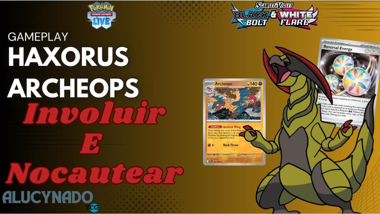 Pokemon TCG Live | Gameplay - Haxorus e Archeops