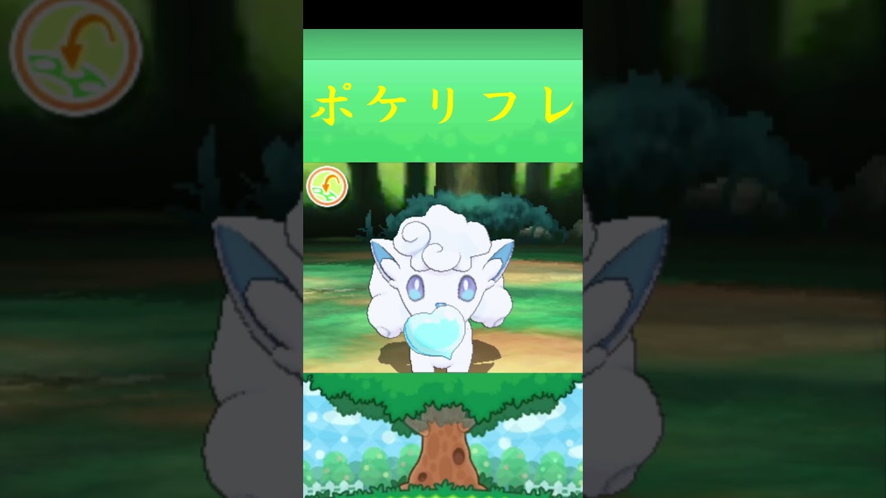 ロコン(アローラのすがた)*ポケモン ポケリフレ ポケパルレ #ポケモン #Pokemon  #3DS #nintendoswitch #ポケモンsv #ポケモン #キャンプ #サンドイッチ
