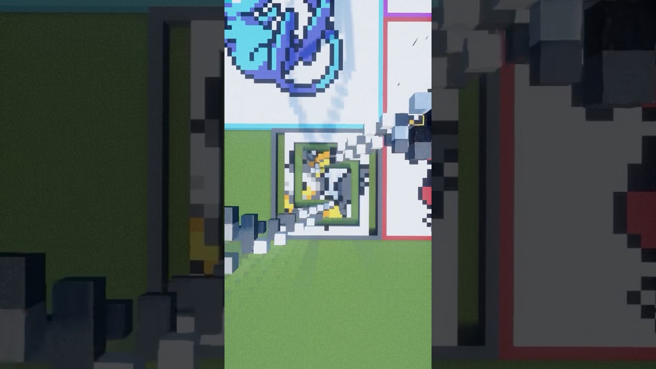 あなたの推しポケモンを作ります！エモンガ（作成希望はコメント欄へ）#minecraft #ポケモン #Shorts