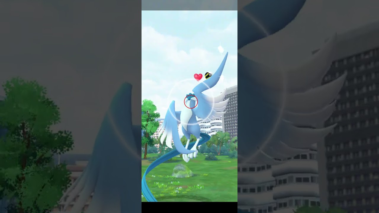 【ポケモンGO】色違いガラルフリーザー捕獲②　＃ポケモンGO　＃ガラル3鳥　＃ガラルフリーザー　＃おさんぽおこう