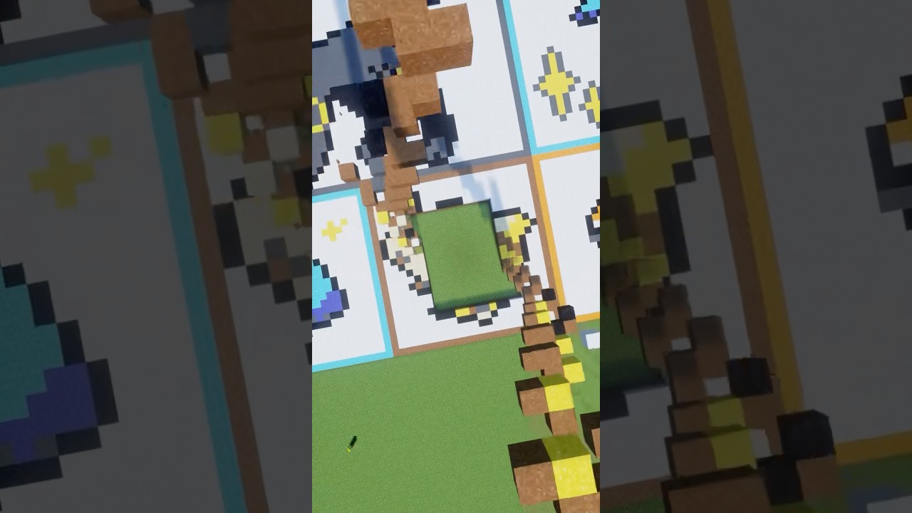 あなたの推しポケモンを作ります！オオタチ（作成希望はコメント欄へ）#minecraft #ポケモン #Shorts