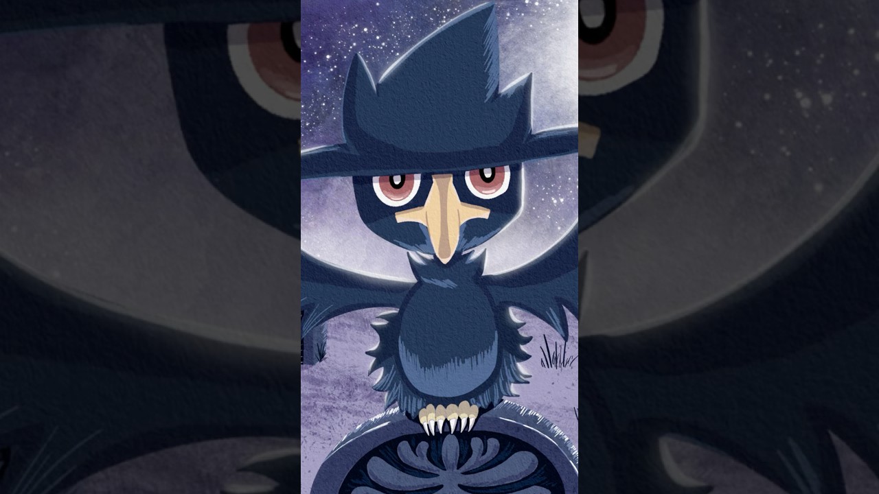 I drew Murkrow (ヤミカラス)! #PokéPapi Learns How To Draw #Pokemon