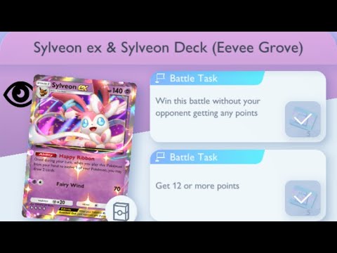 Pokémon TCG Pocket - Sylveon ex & Sylveon Deck (Eevee Grove) | Flawless Victory Mission