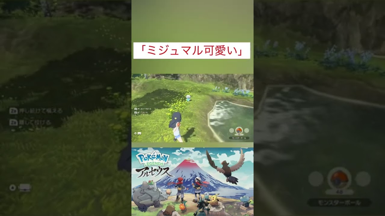 ミジュマル可愛い 【Pokémon LEGENDS アルセウス】