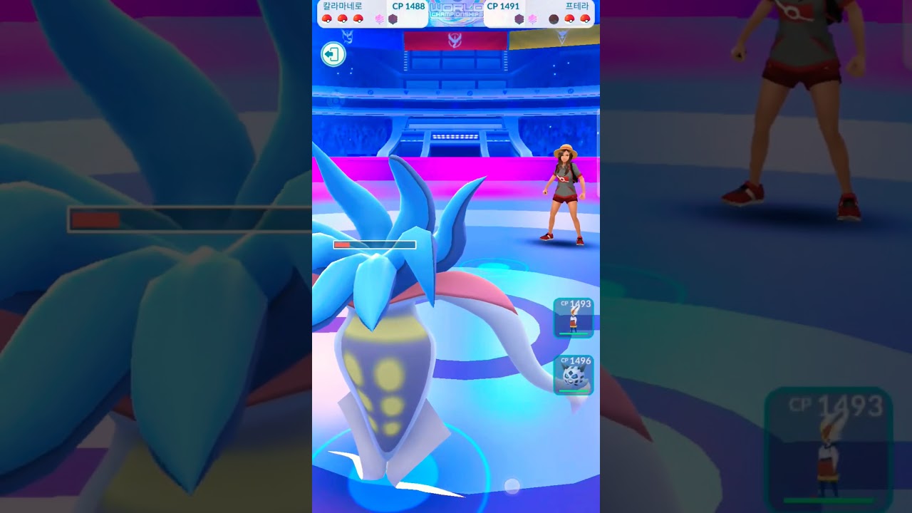 World Battle Win カラマネロ&エースバーン&オニゴーリ #pokemongo  #gbl  #gobattleleague  #고배리  #슈퍼리그   #pvp #oricon