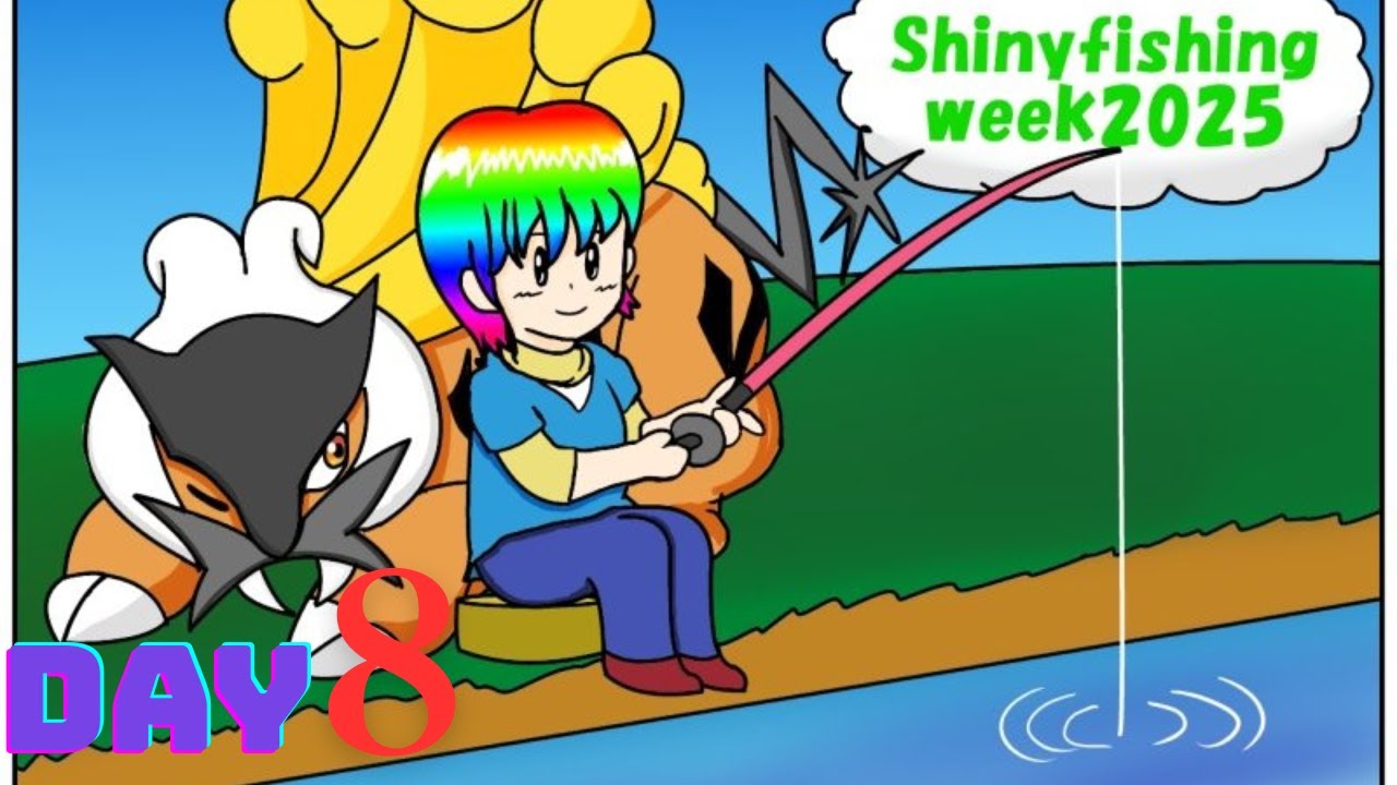 【ポケモンFRLG】釣りウィーク2025(Fishing week 2025)~Day8~