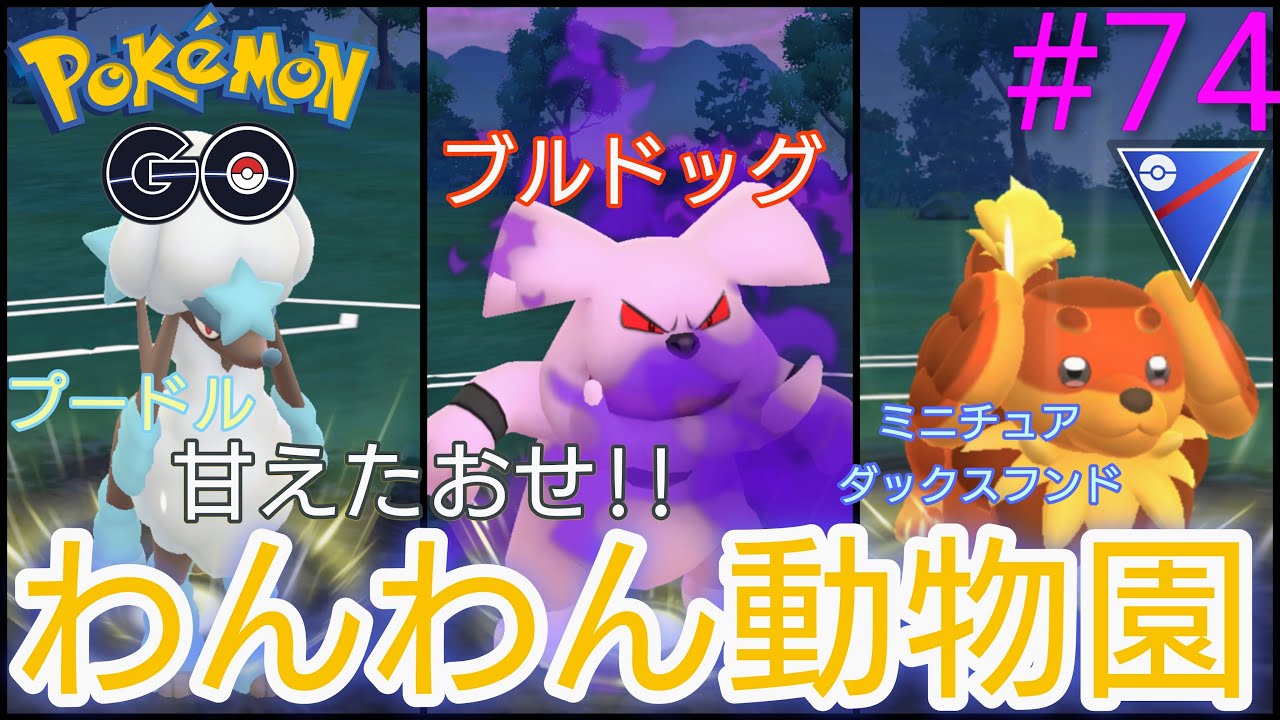 【スーパーリーグ】なんと来シーズン甘える弱体化!?なら弱くなる前に暴れたおせ‼︎わんわん動物園じゃー‼︎トリミアン、バウッツェル、シャドウグランブル