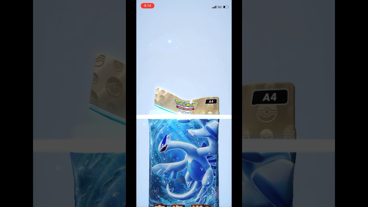 ポケポケ〜、ルギアパック開封動画🎥コイキング色違い初ゲット🐟