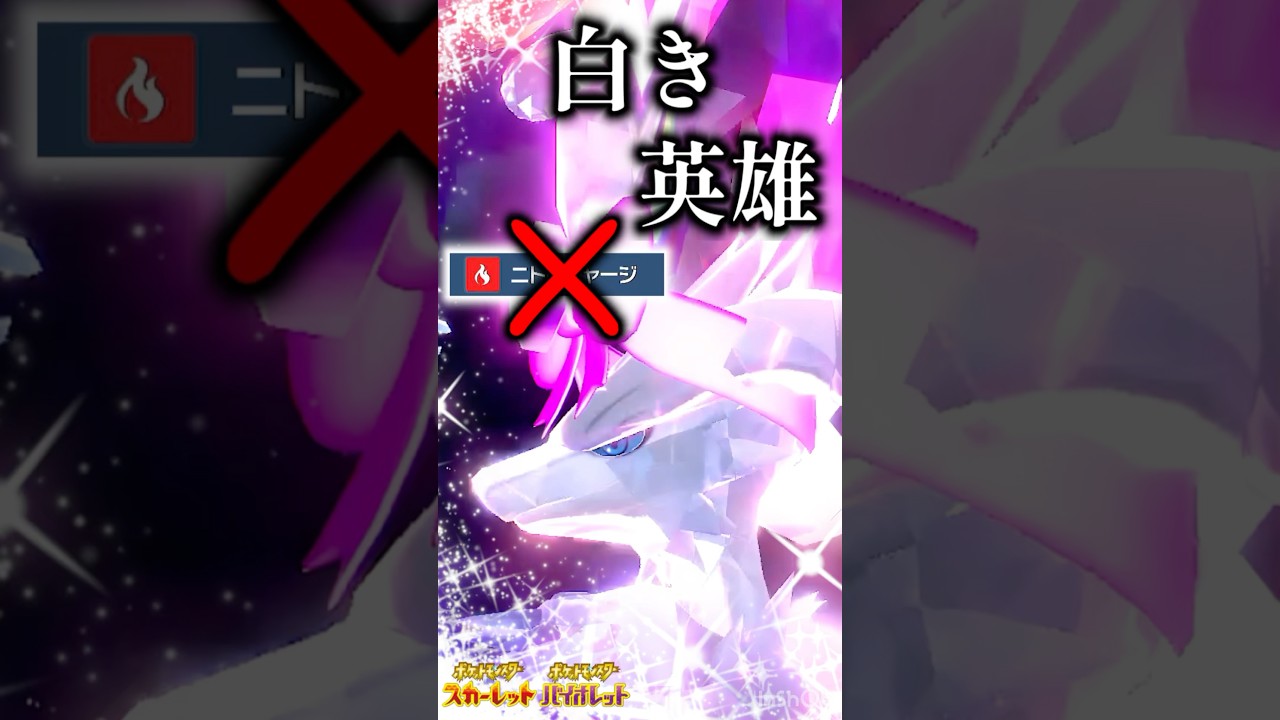 【ポケモンSV】ニトロチャージ非搭載のレシラムが上から制圧する方法がこちら！#ポケモンsv #nintendoswitch #ゼロの秘宝  #藍の円盤