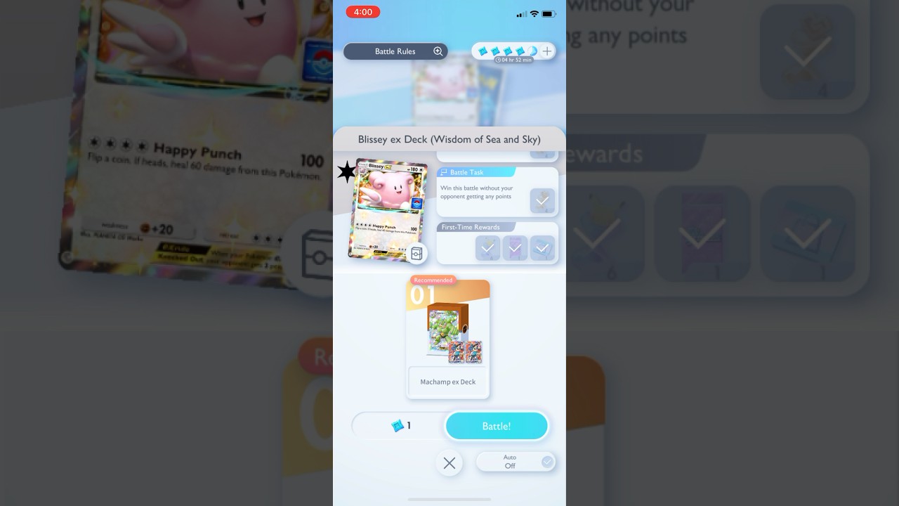 Pokémon TCG Pocket - Blissey ex Deck (Wisdom of Sea and Sky) [Advanced] | Flawless Victory Mission