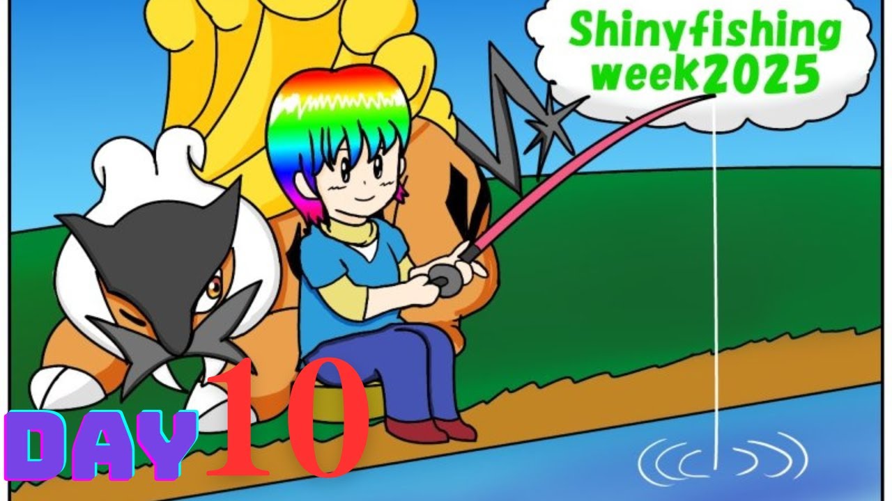 【ポケモンFRLG】釣りウィーク2025(Fishing week 2025)~Day10~
