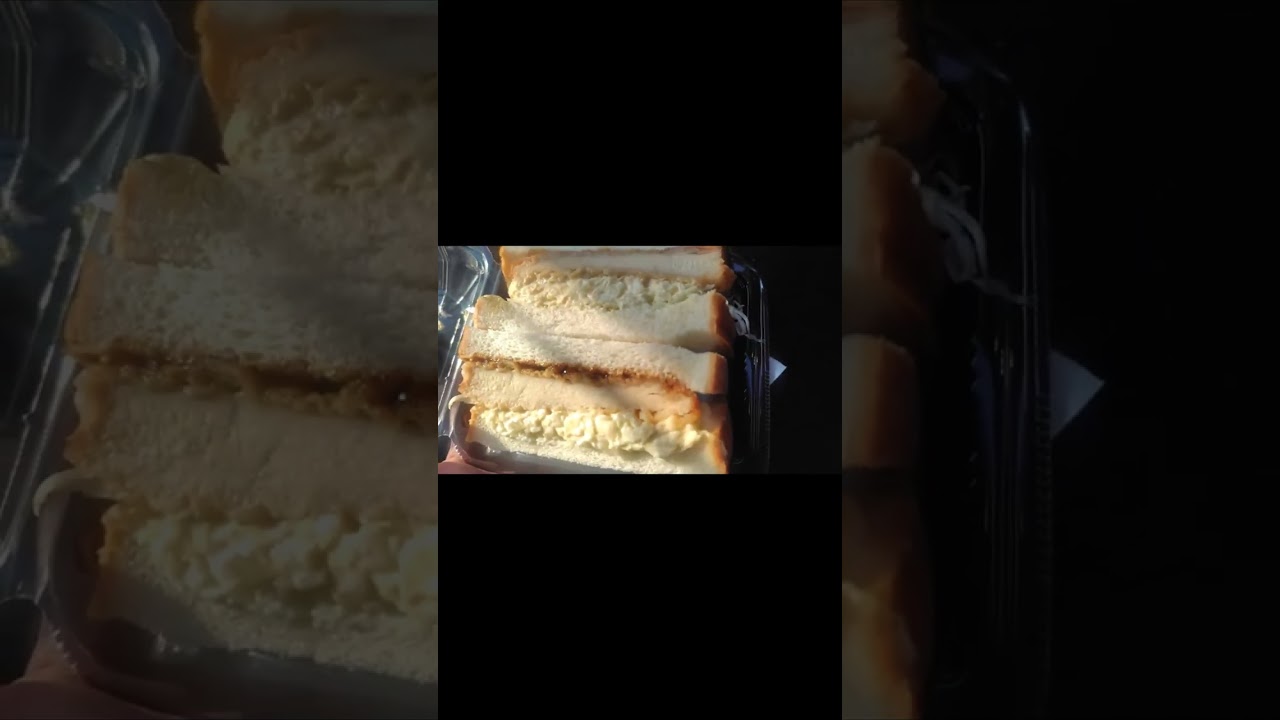 ローソンのタルタル竜田揚げサンドが結構イケたんですけれども　　#ローソン　#サンドウィッチ