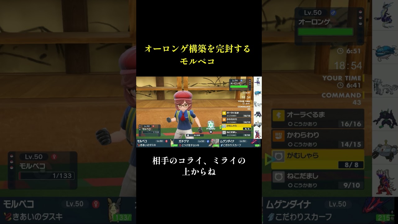 厨ポケ環境で無双するモルペコの使い方【ポケモンSV】#shorts