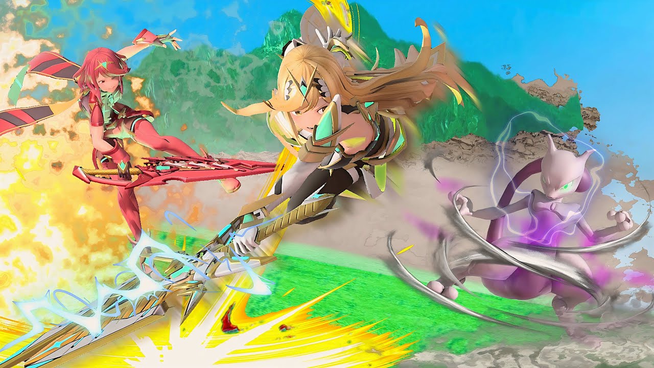 【ホムヒカ分裂編 4話】最強のラスボスとの戦い！ミュウツー vs ホムラ＆ヒカリ！【スマブラSP】