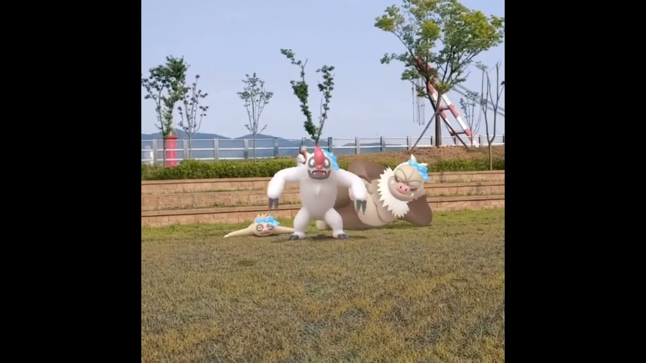 게을로+발바로+게을킹 ( Slakoth+Vigoroth+Slaking ) ナマケロ+ヤルキモノ+ケッキング