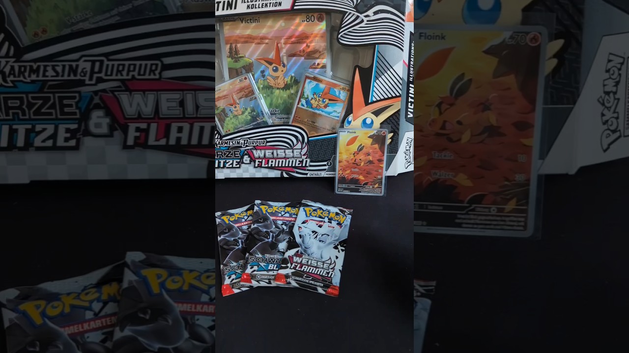 Victini Kollektion # Pack 4 weiße Flammen