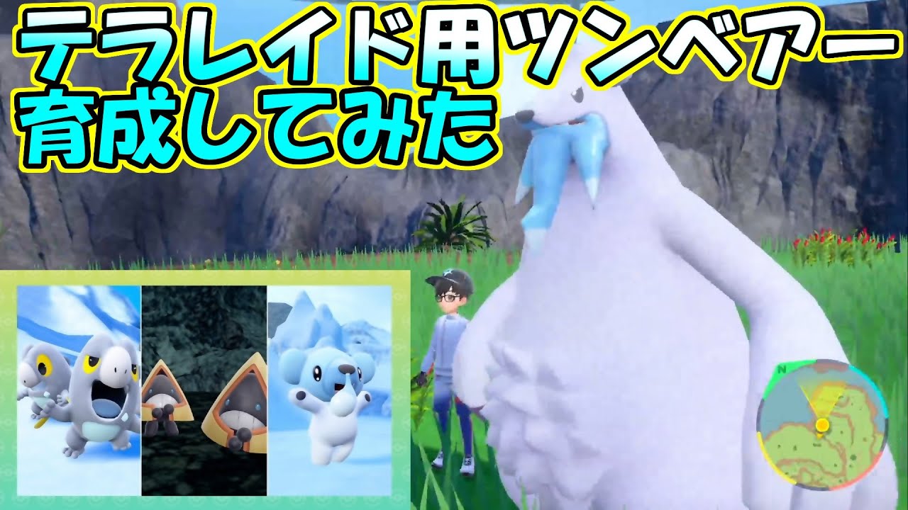 【イベント】テラレイド用にツンベアーを育ててみた【ポケットモンスター　バイオレット】【ソロ】