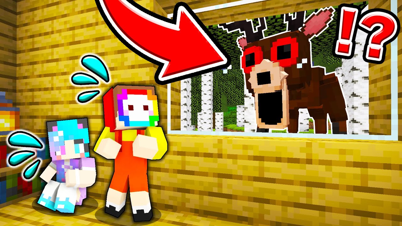 シカのバケモノに襲撃された結果！？【まいくら・マインクラフト・99 Nights in the Forest】