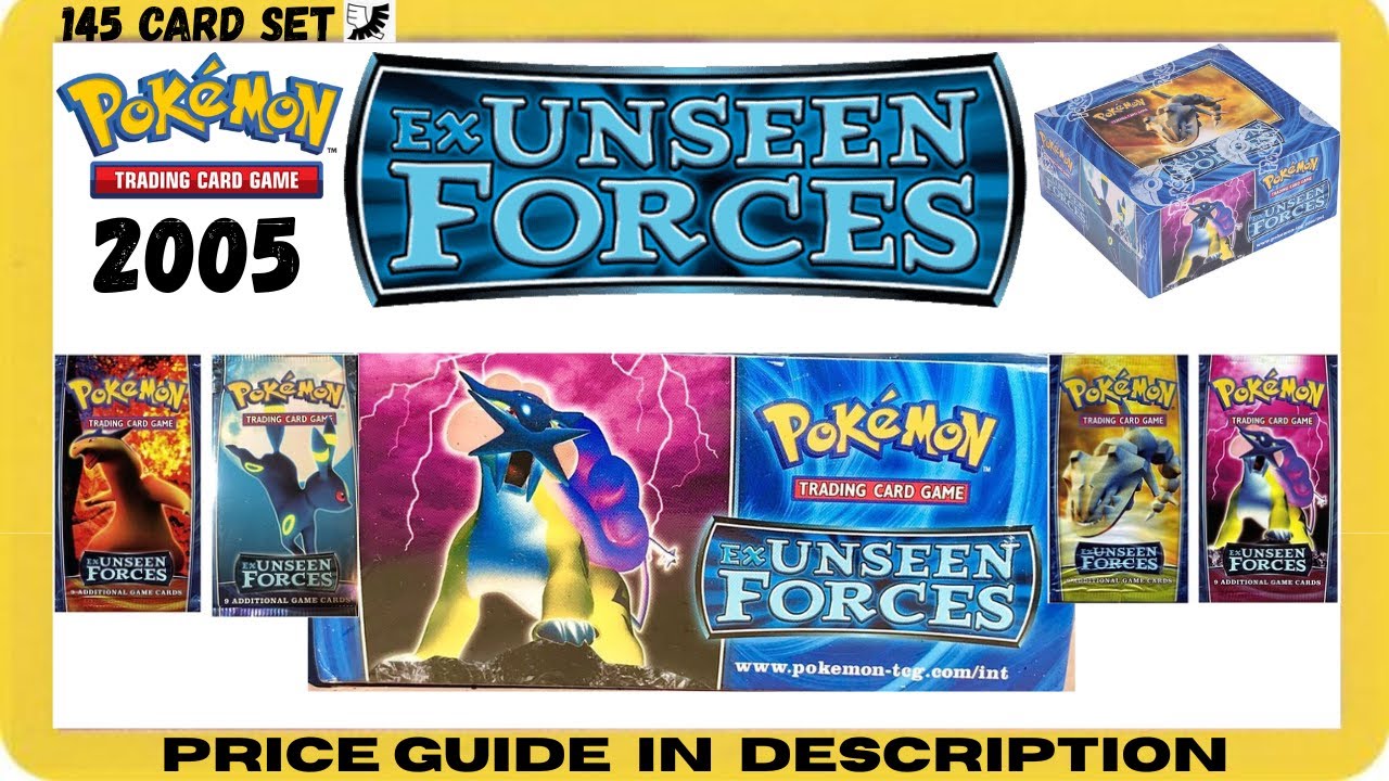 2005 EX Unseen Forces TCG Pokémon 145 Card Set