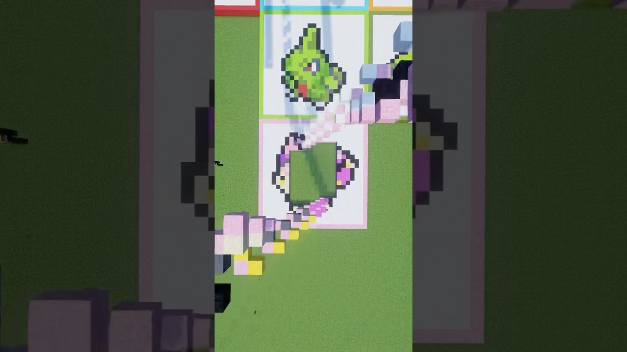 あなたの推しポケモンを作ります！エネコ（作成希望はコメント欄へ）#minecraft #ポケモン #Shorts